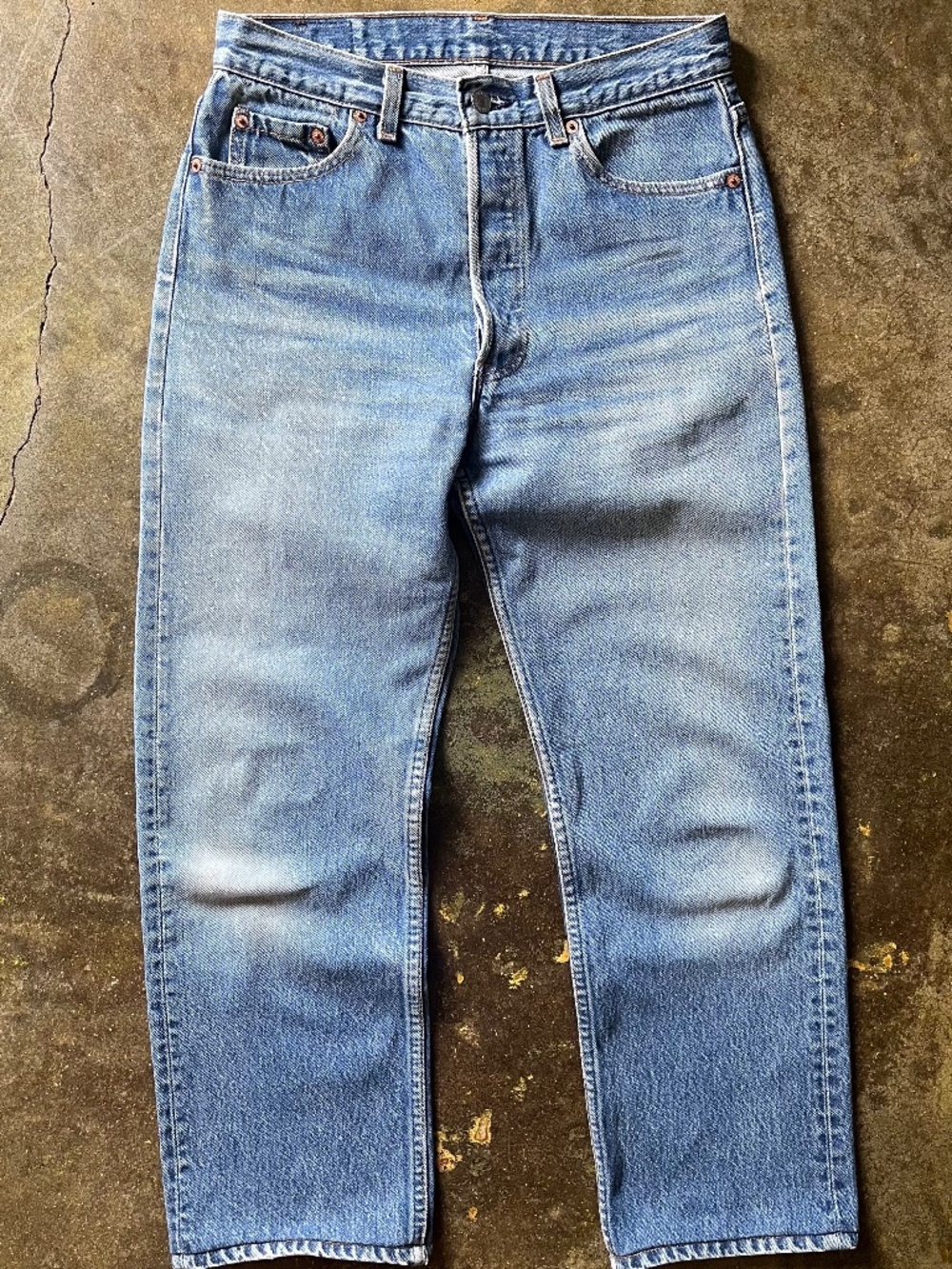 Vintage 1980s Levi's 501s 100% Cotton Denim